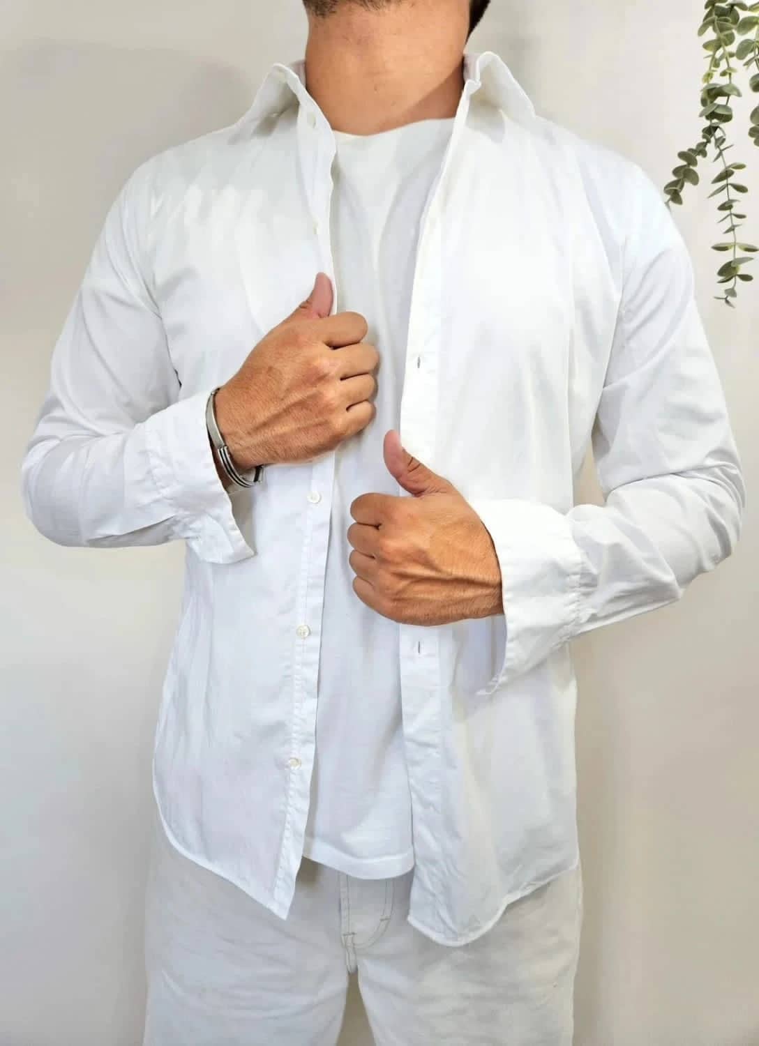 Chemise manches longues Cos blanche slim taille 42/L
