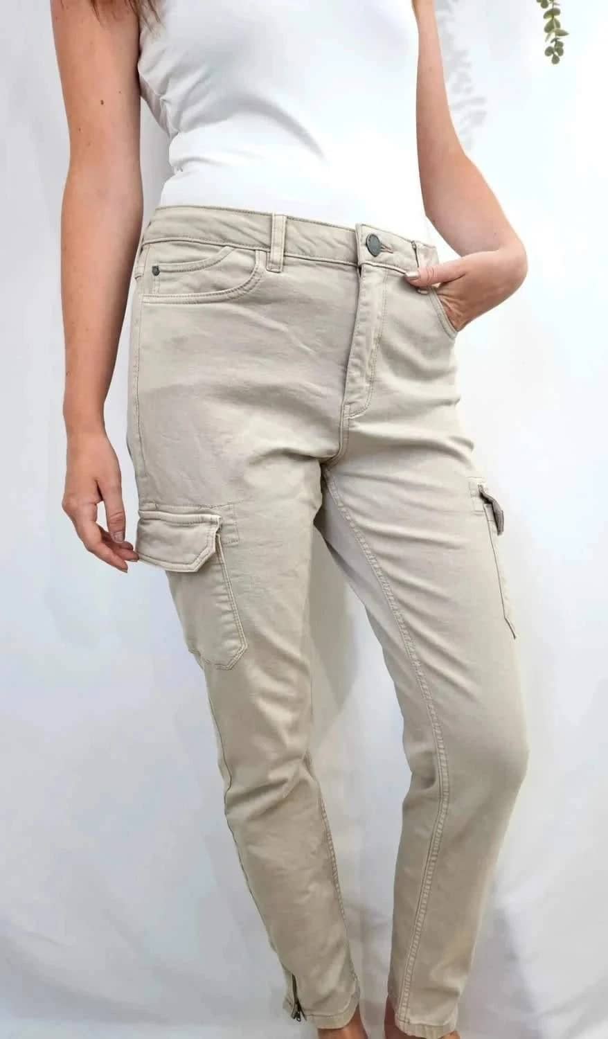 Pantalon cargo beige Skinny taille 42