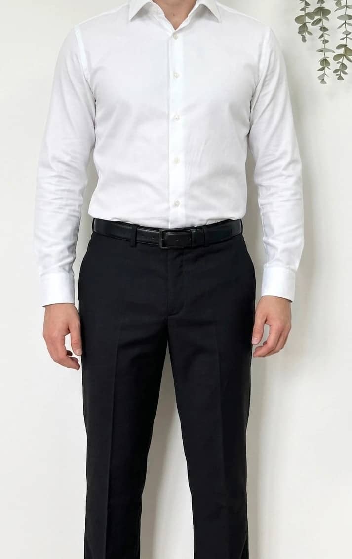 Pantalon tailleur Sandro noir laine taille 40/M