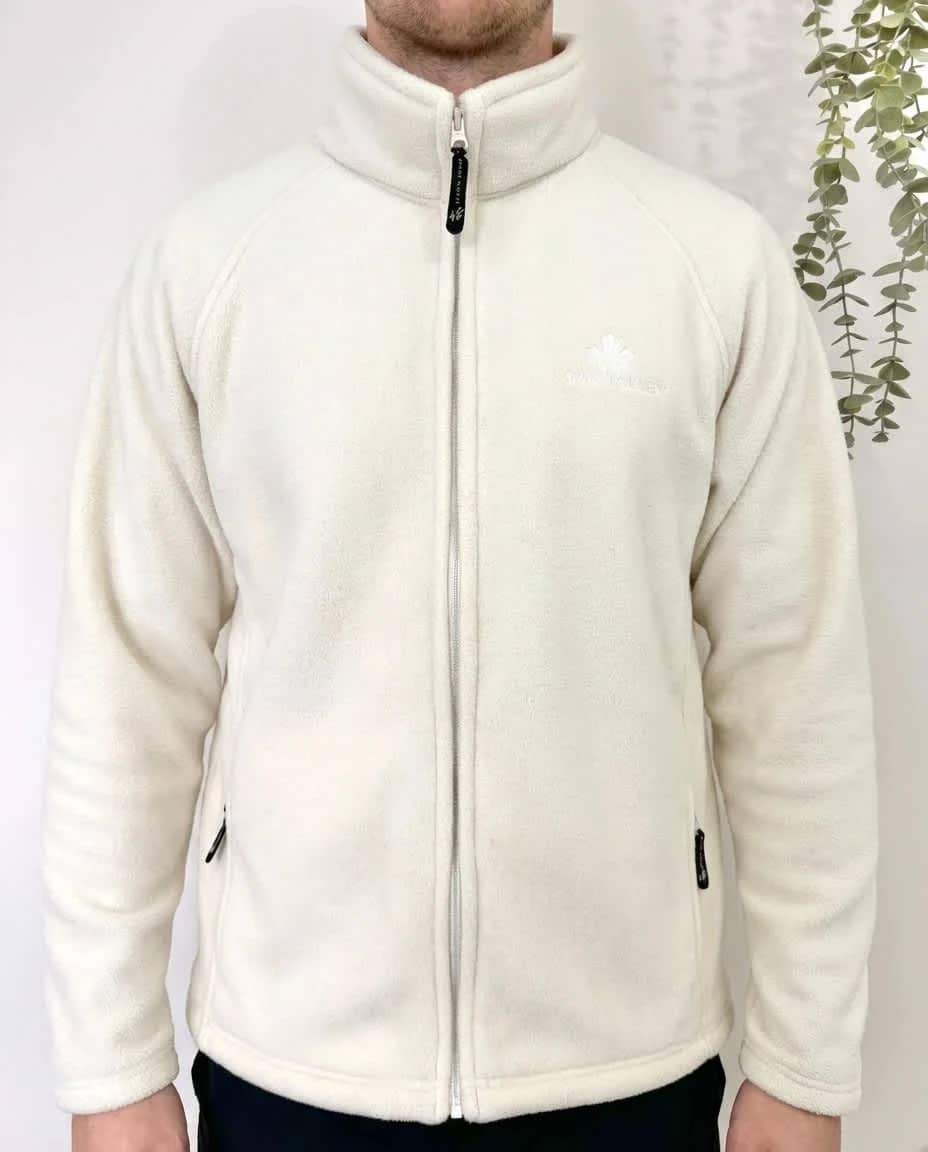 Veste polaire zippée Oaks Valley écru taille XXL