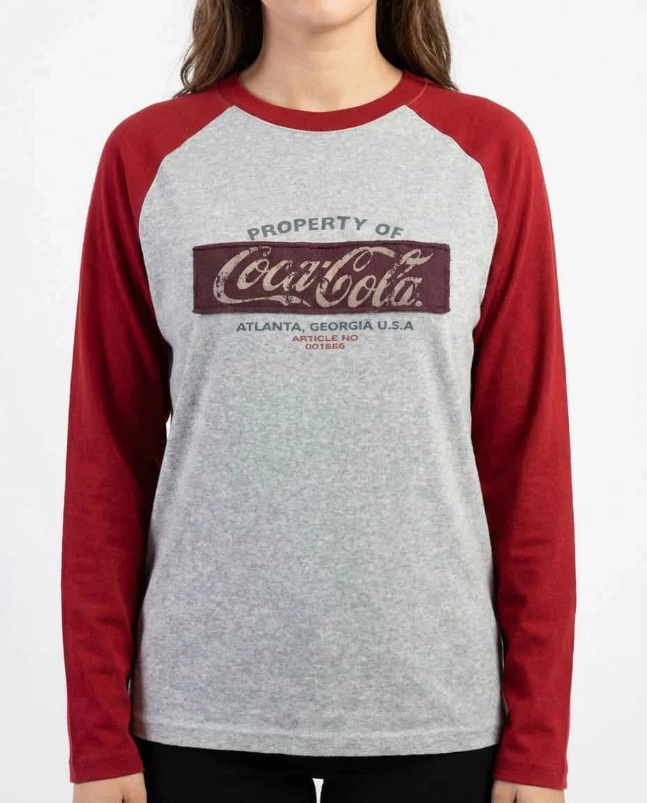 Tee-shirt manches longues vintage Coca-Cola