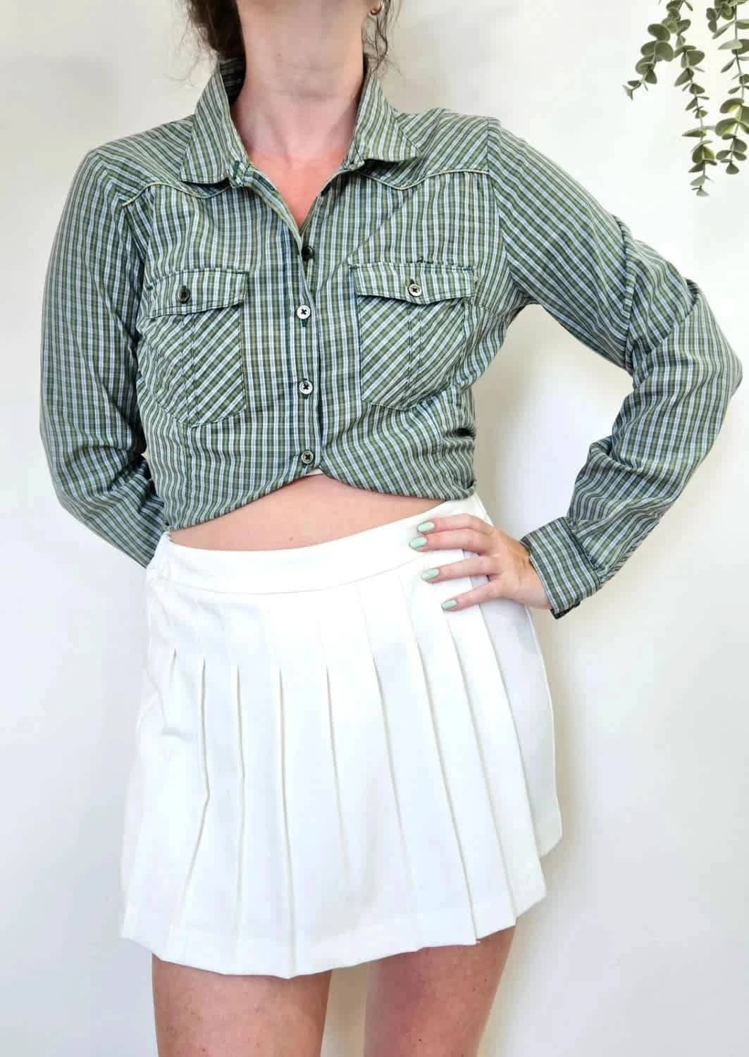 Chemise Zadig & Voltaire à carreaux verts taille L