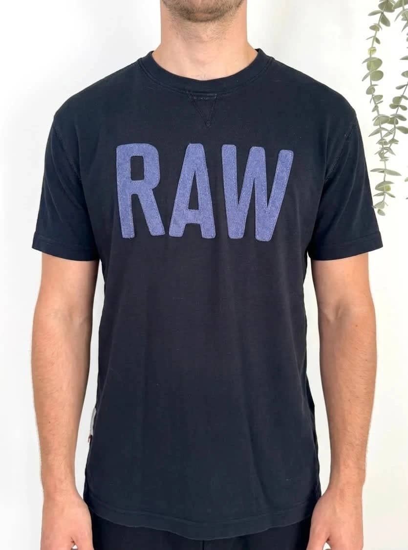 T-shirt coton G-Star RAW noir logo poitrine taille XXL - FP2512205