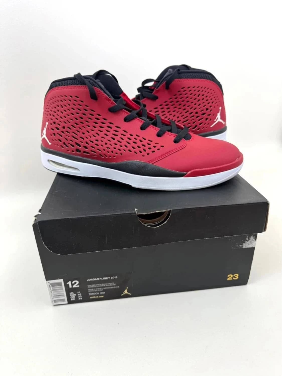 Nike Jordan Flight rouge 2015 pointure 46