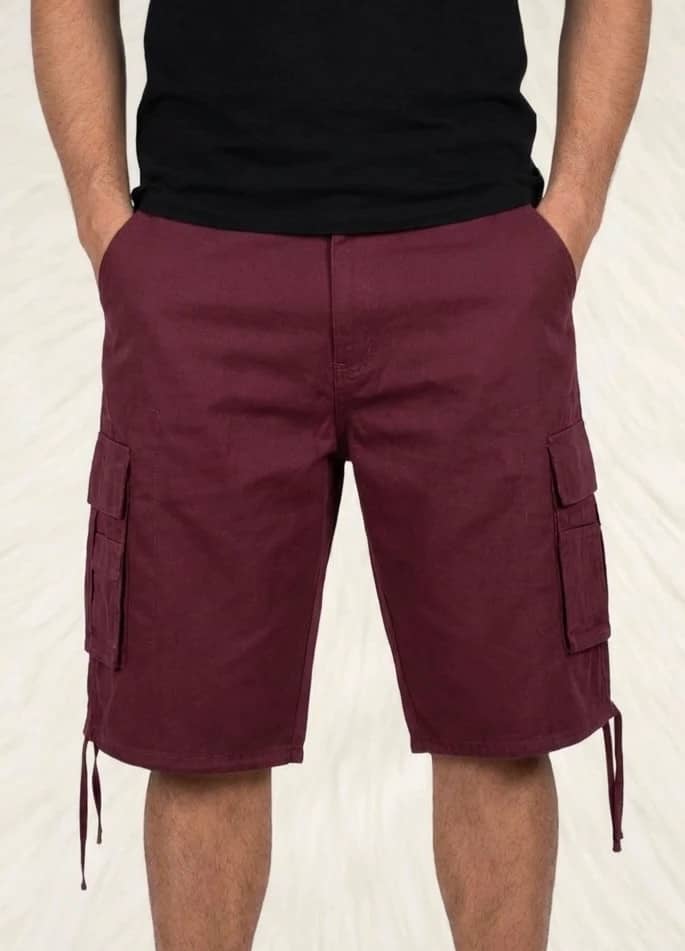 Short cargo Regal Wear rouge bordeaux taille W38