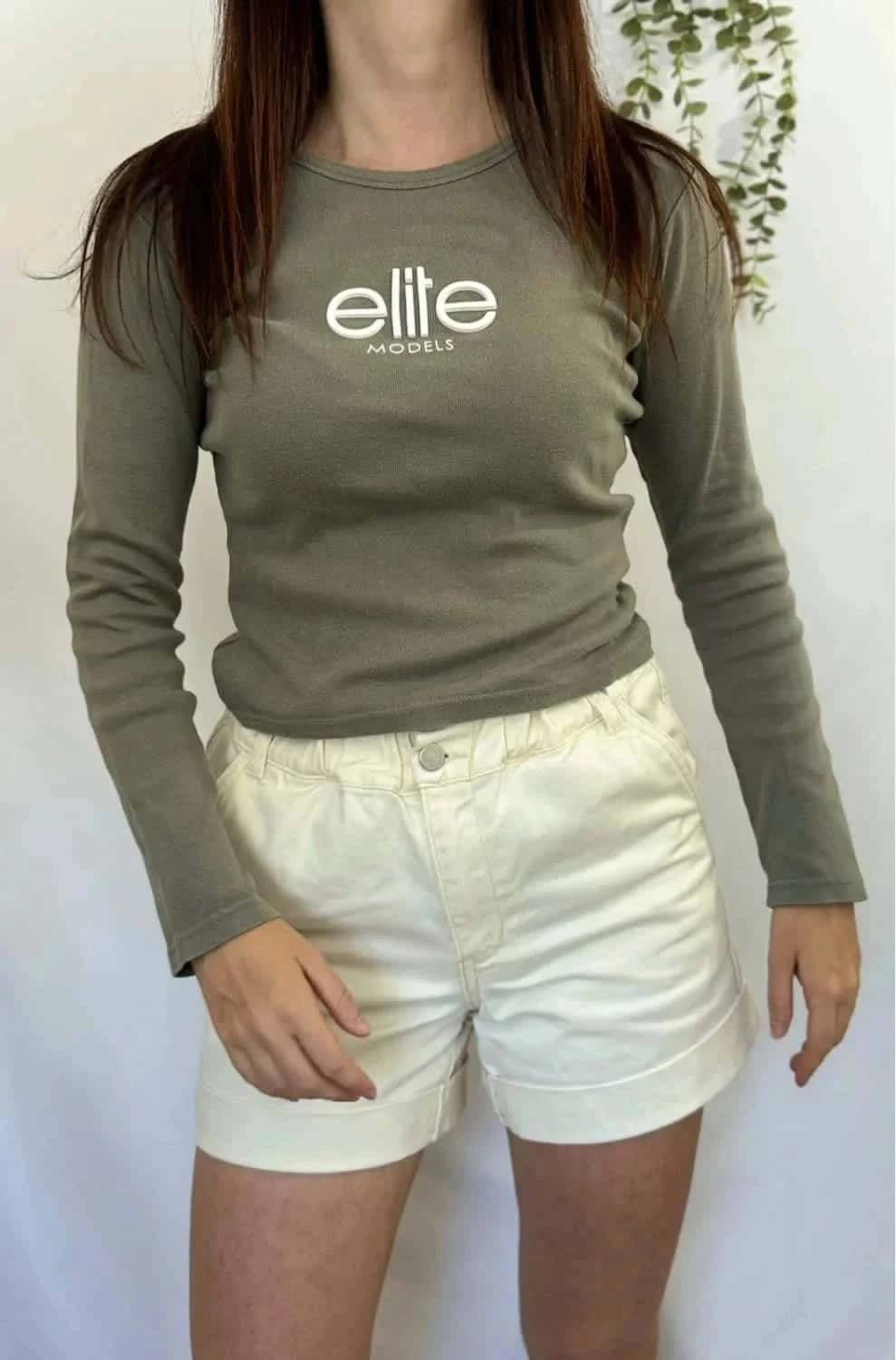 Sweatshirt vintage Elite Models Fashion taille XS