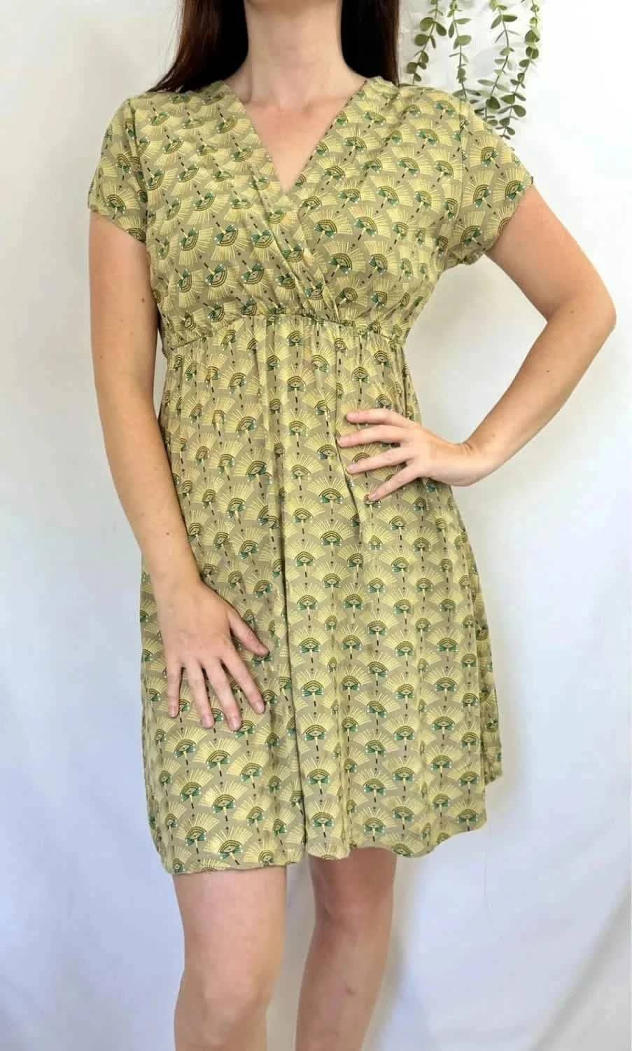 Robe mi-longue à motifs Ineo Couture taille unique