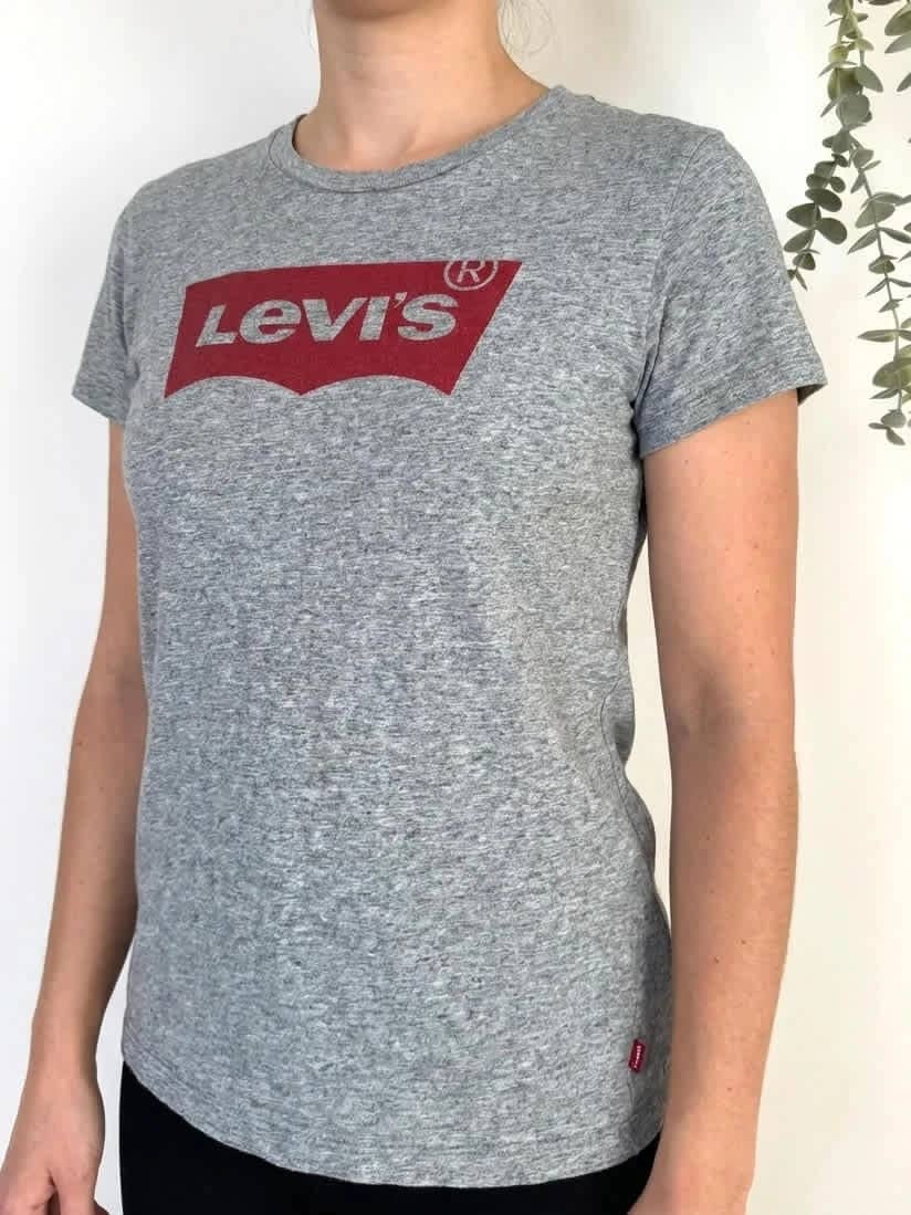 T-shirt Levi’s gris chiné logo rouge taille S - FP2512232