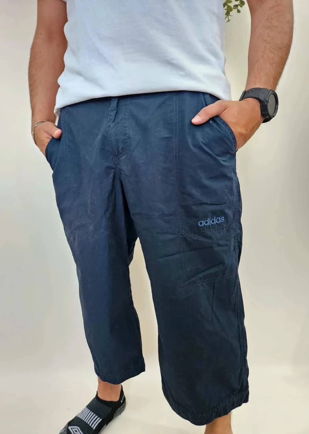 Bermuda vintage Adidas bleu taille L