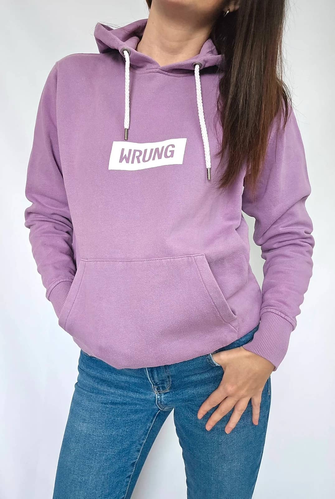 Sweat à capuche/Hoodie violet Wrung taille S
