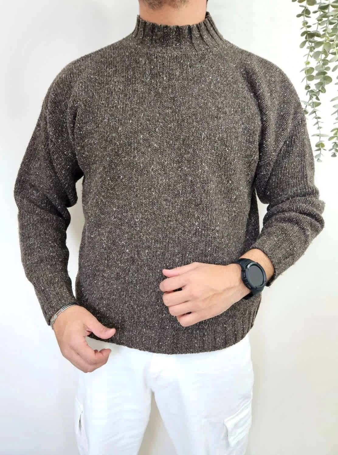 Pull marron Azzaro Loris Azzaro taille L