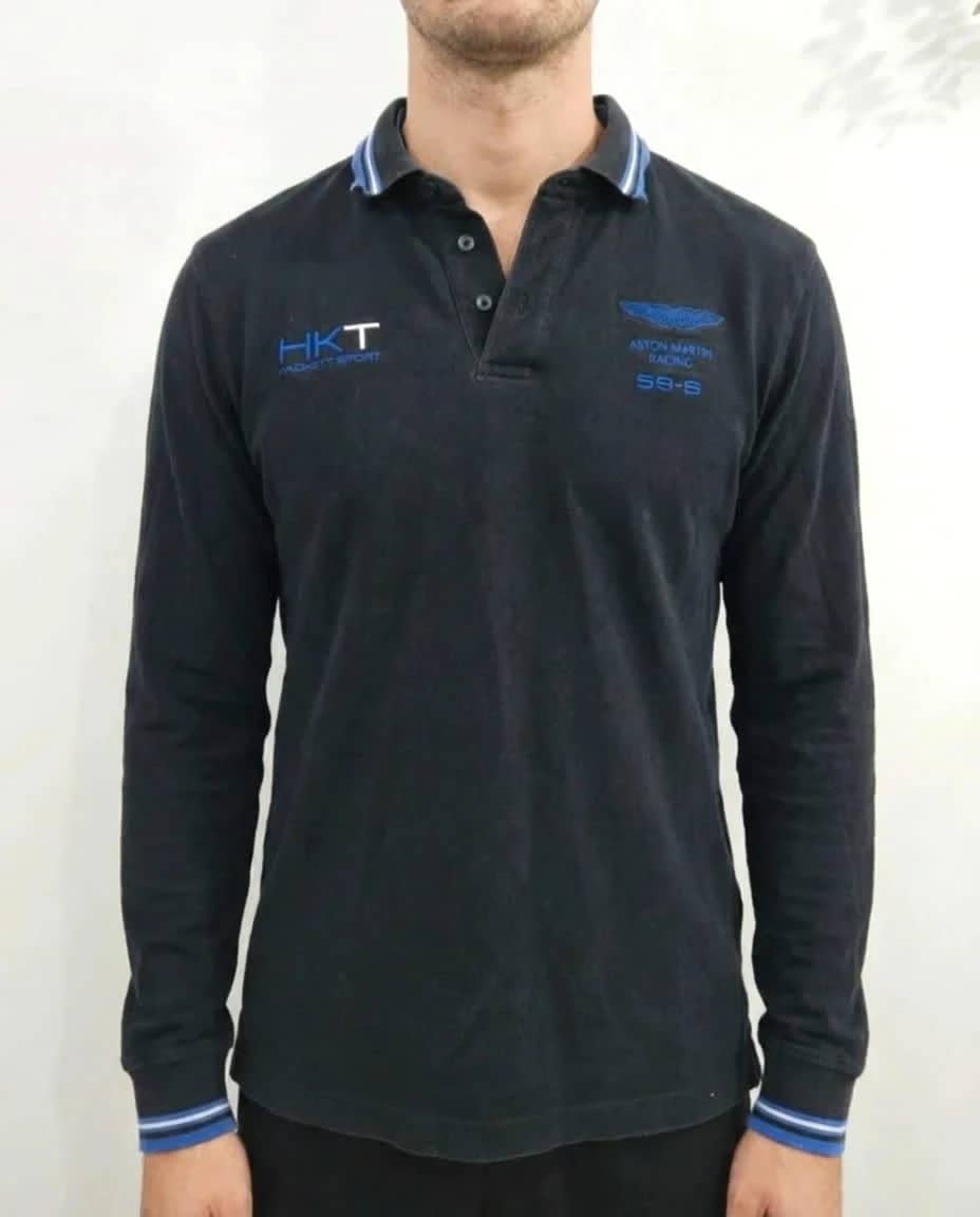 Polo manches longues Hackett Sport Aston Martin