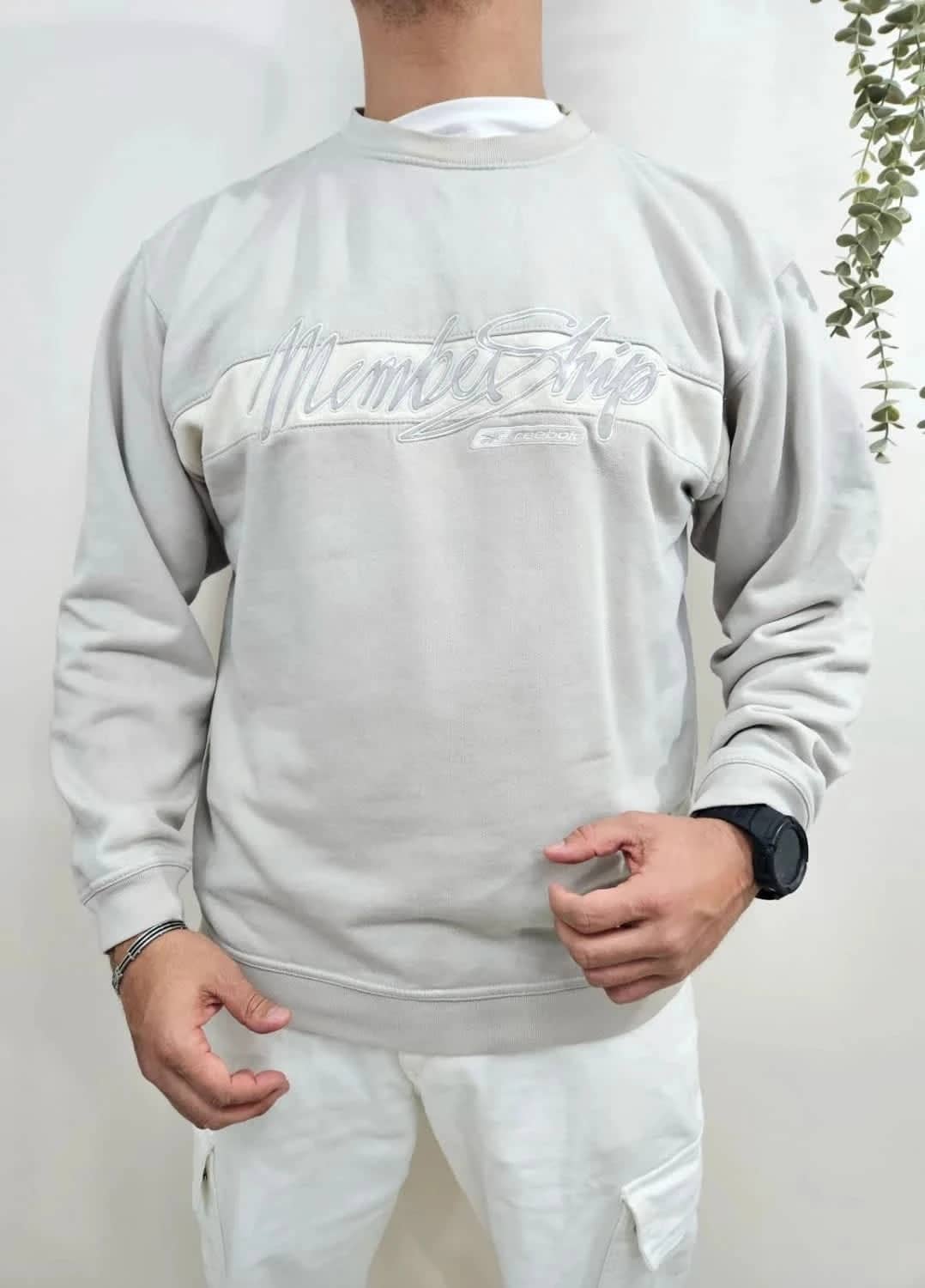 Sweat Crewneck Reebok vintage Y2K taille L