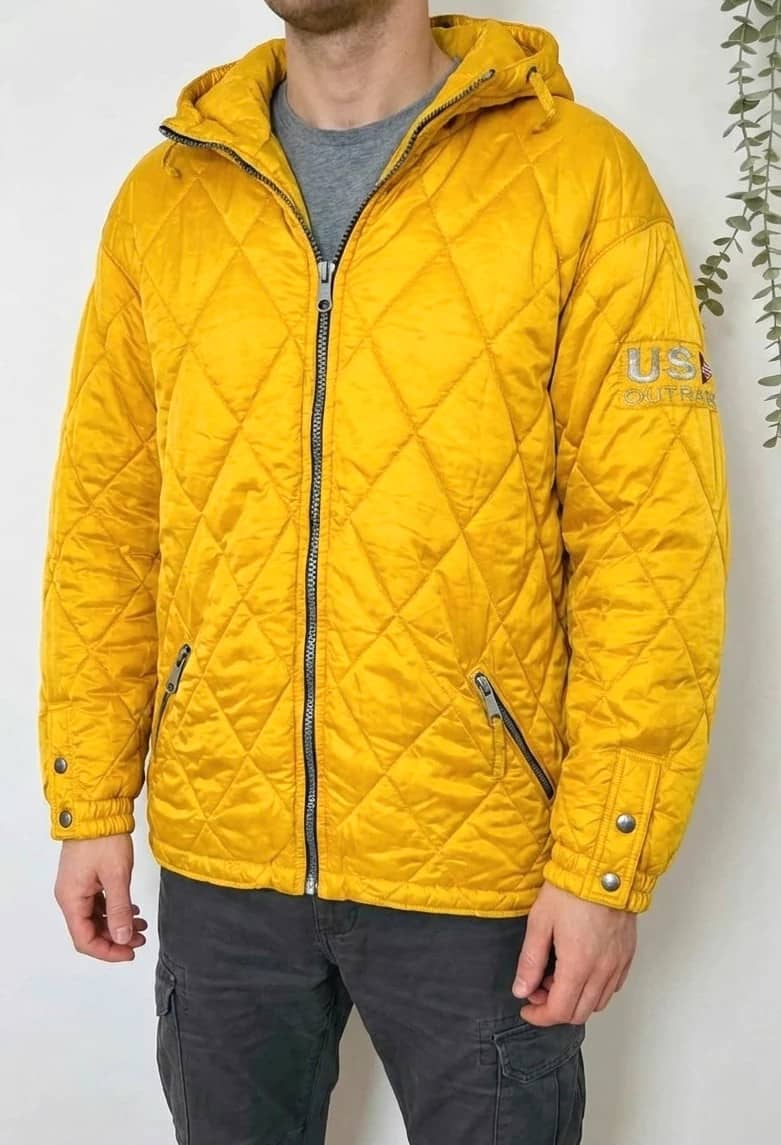 Blouson matelassé jaune US Outrage sport taille 42