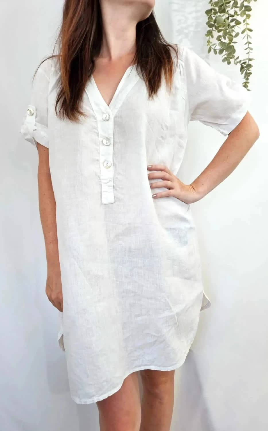 Robe tunique blanche