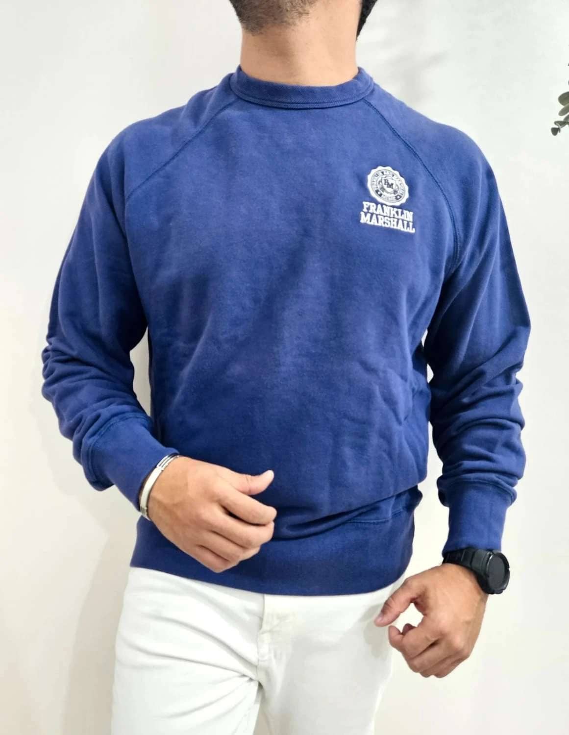 Sweatshirt Crewneck franklin marshall varsity violet taille XXL - FP2512108