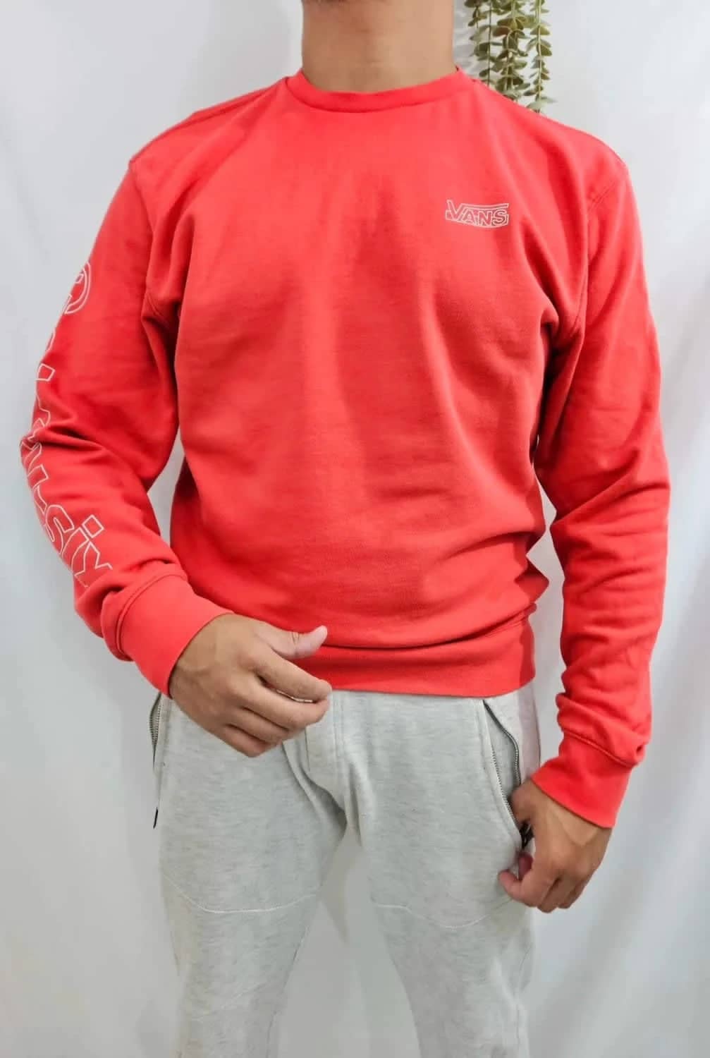 Sweat/Crewneck rouge Vans taille XL