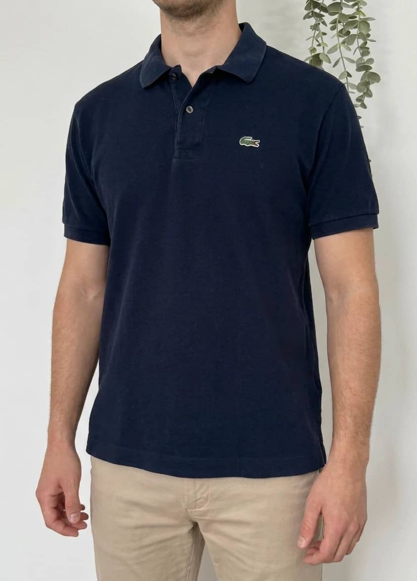 Polo piqué Lacoste bleu marine taille 7/XL - PP2603396