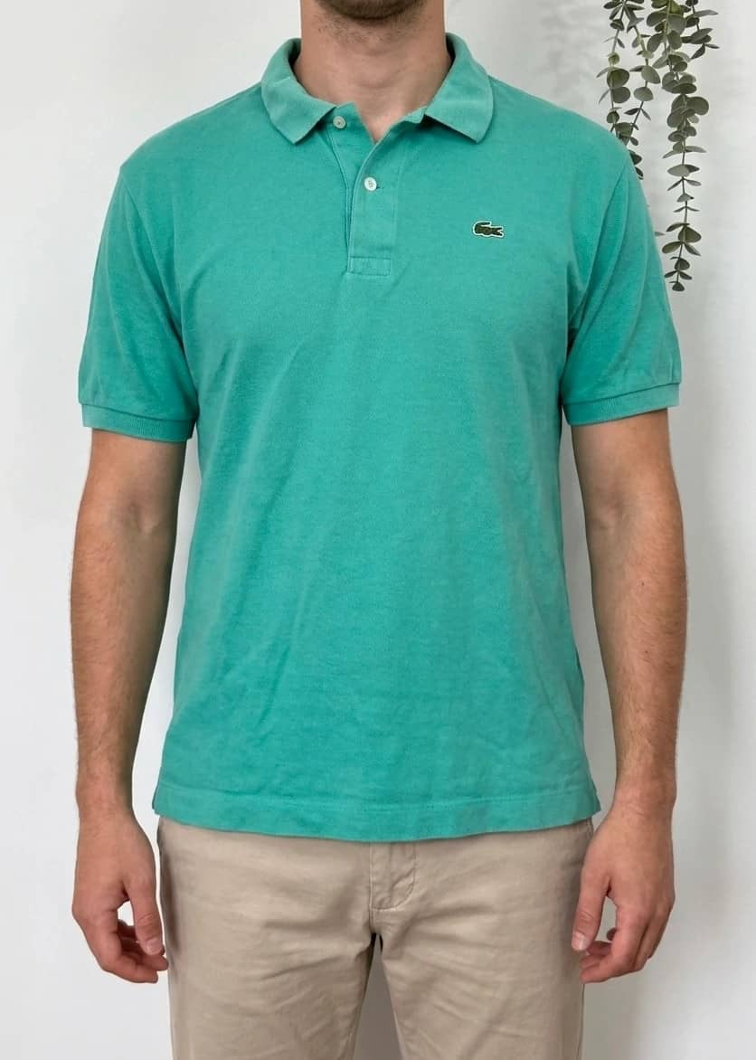Polo piqué Lacoste vert turquoise taille 6/XL - PP2603258