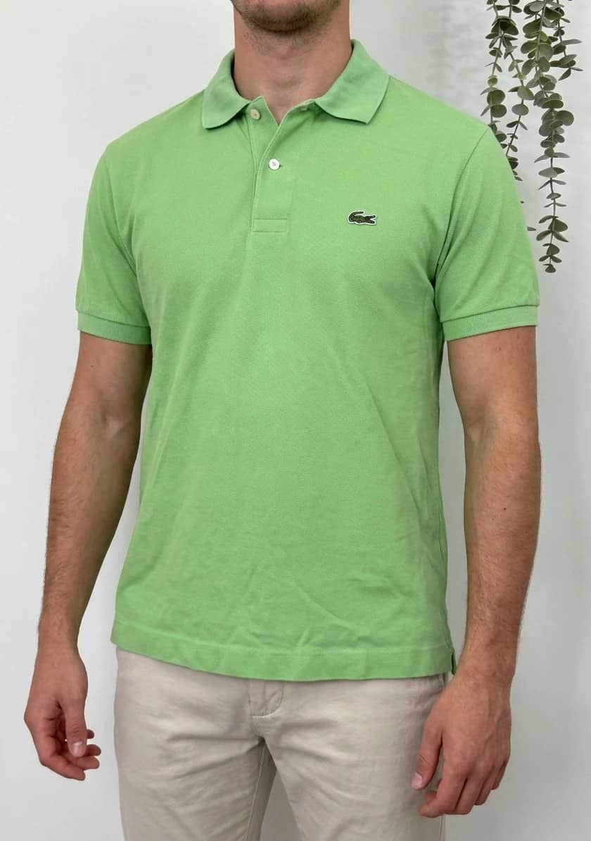 Polo piqué Lacoste vert pomme taille 4/M - PP2603256