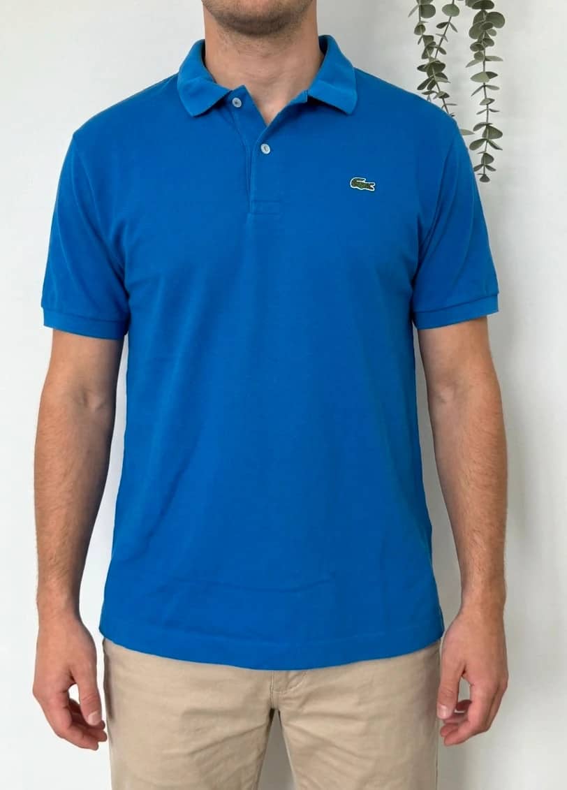 Polo piqué Lacoste bleu taille XXL - PP2603293