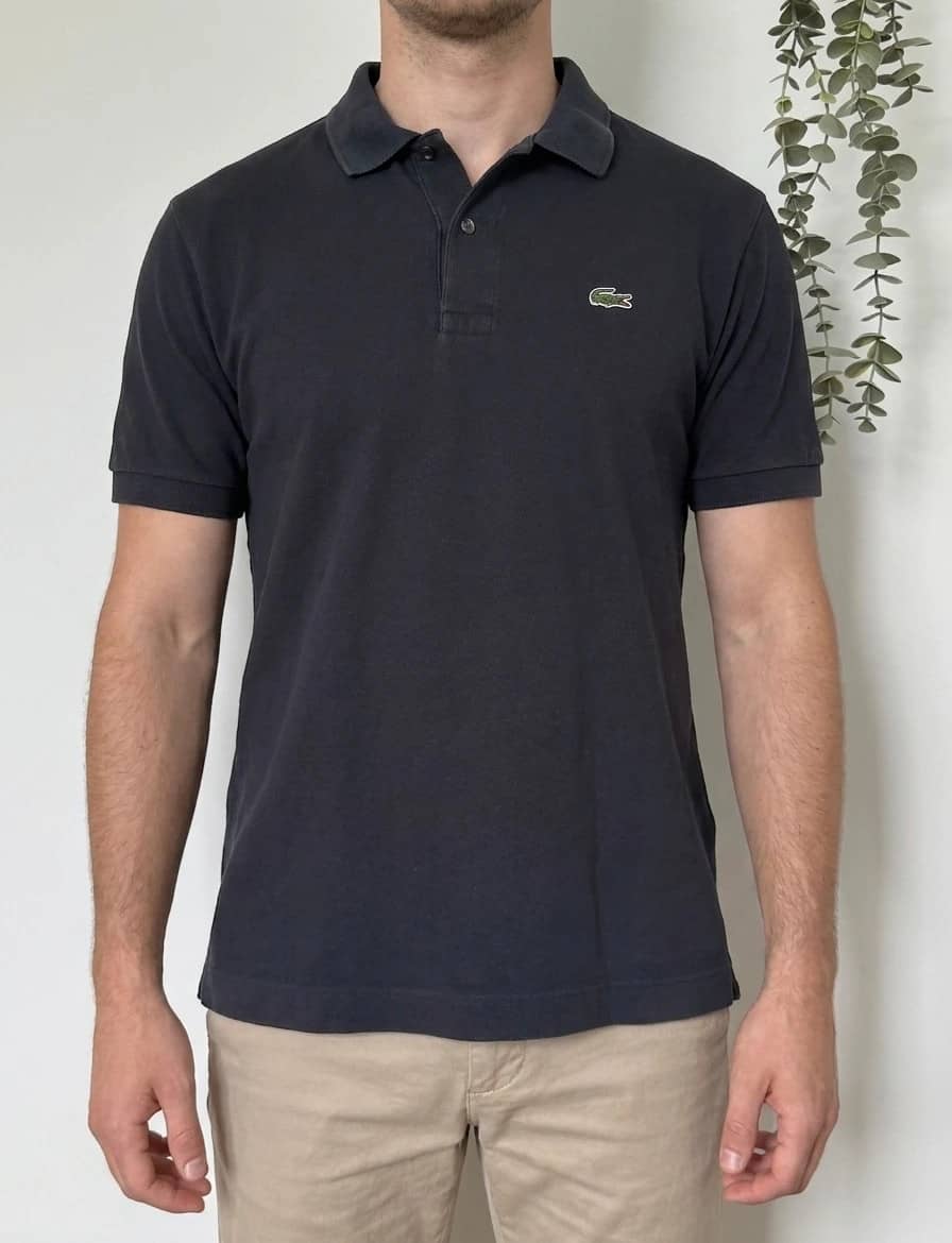 Polo piqué Lacoste gris anthracite taille 5/L - PP2603270
