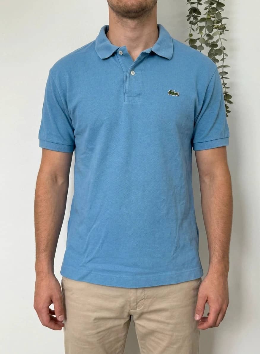 Polo piqué Lacoste bleu ciel taille 5/M - PP2603307