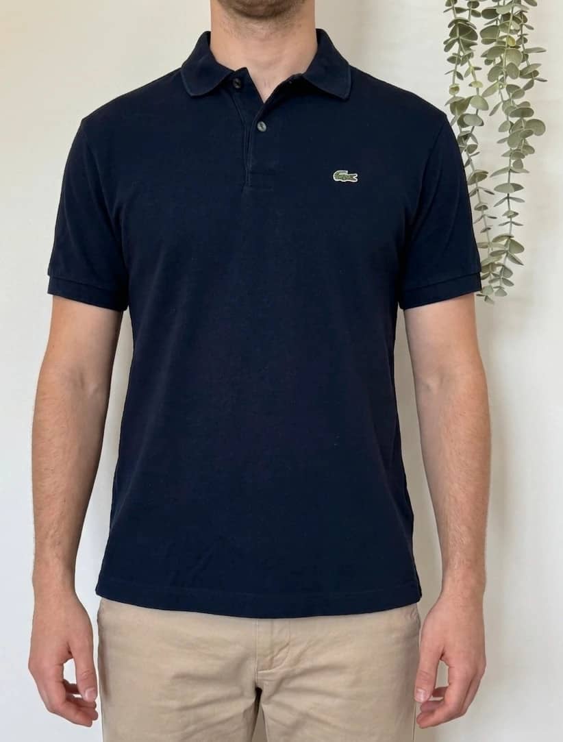 Polo piqué Lacoste bleu marine taille 16/S - PP2603390