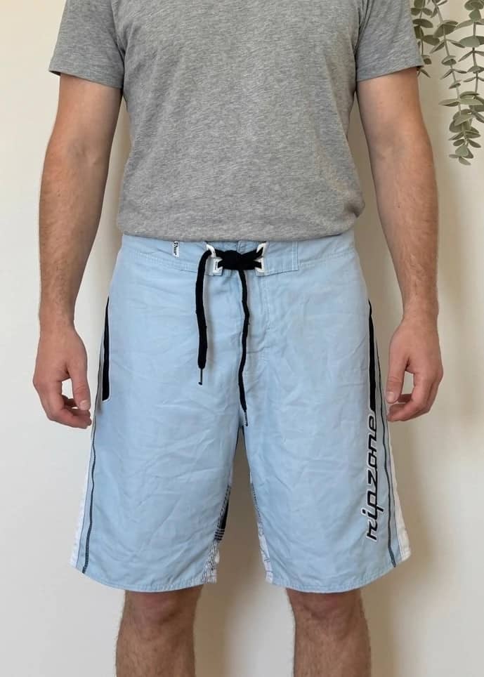 Short de bain Ripzone bleu clair noir taille 36/XL - PP2603183