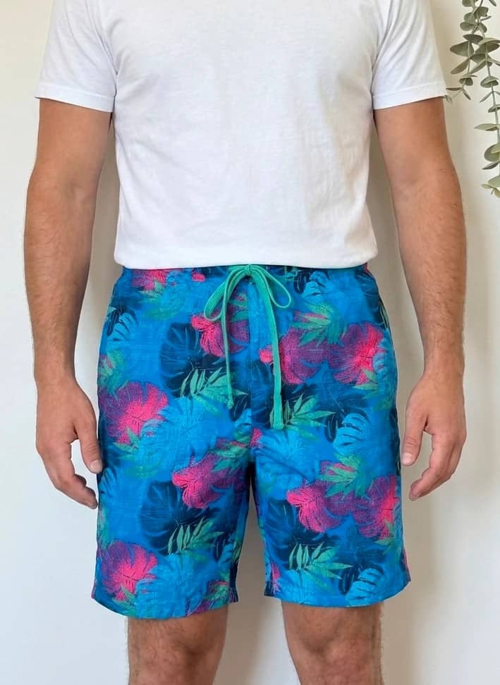 Short de bain Red Camel bleu tropical taille 32/S - PP-2603204