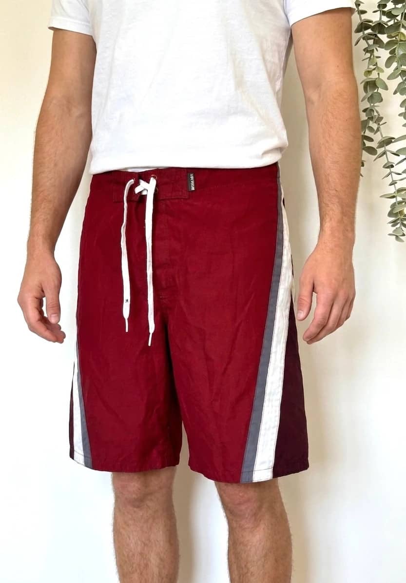 Short de bain boardshort Mossimo rouge bordeaux taille 36/XL - PP2603217
