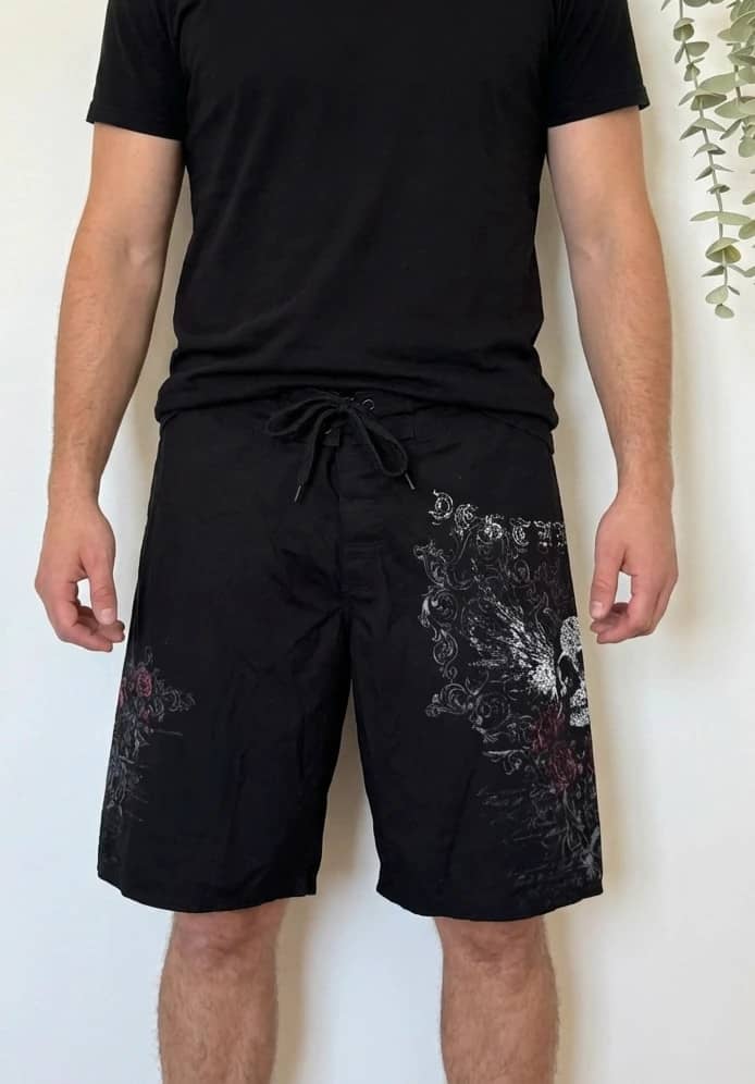 Short de bain MMA Elite noir imprimé skull taille XL/W40 - PP2603233
