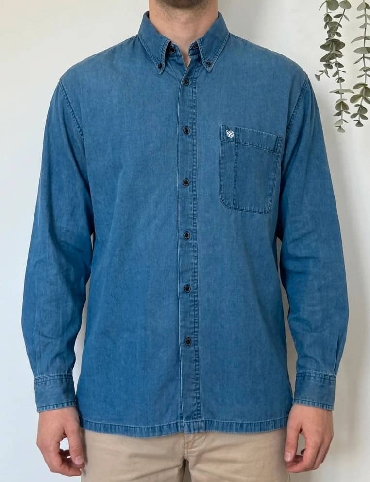 Chemise denim Saint James bleu taille L - VG26055