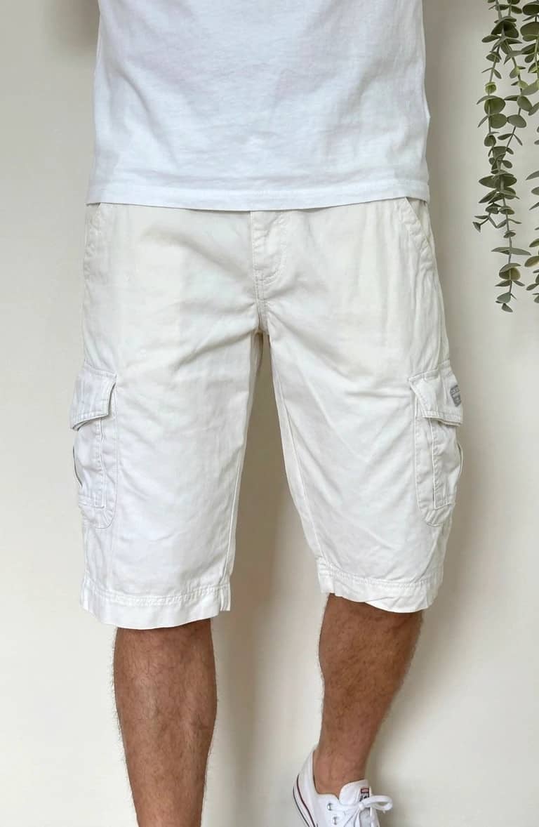 Bermuda cargo Olly Gan blanc cassé taille 44/L