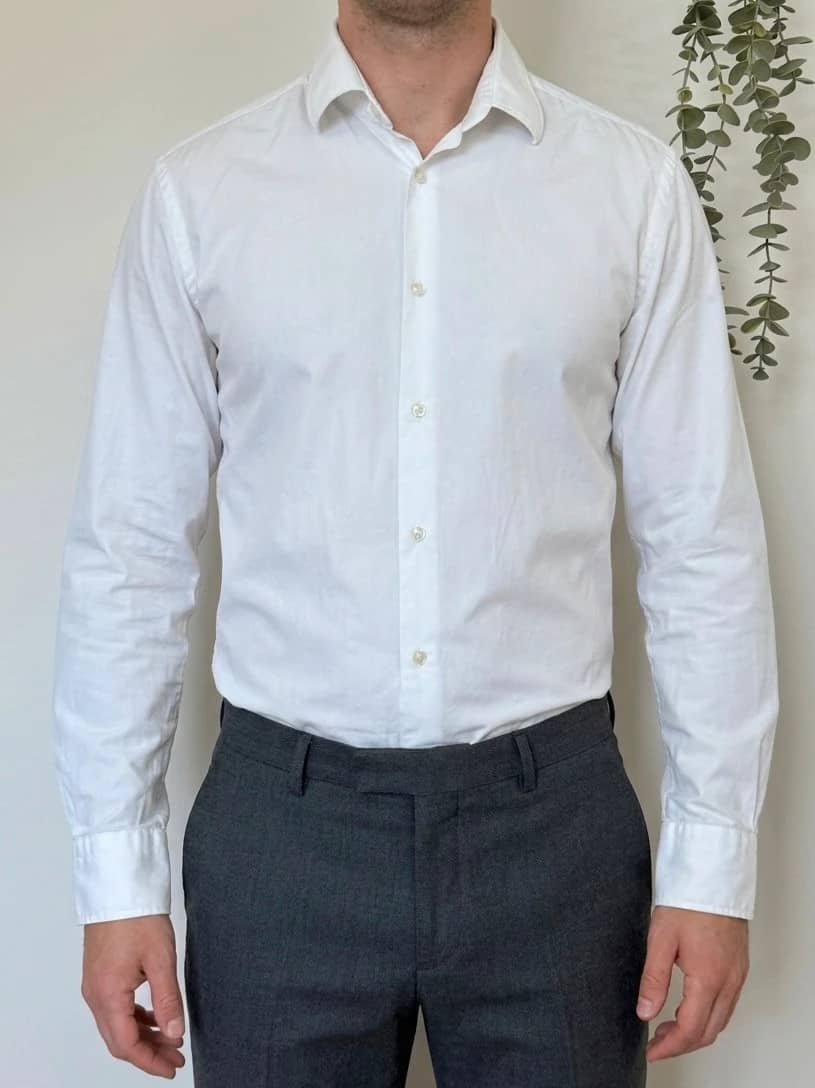 Chemise regular fit Boss blanche taille 44/XL - FP260345