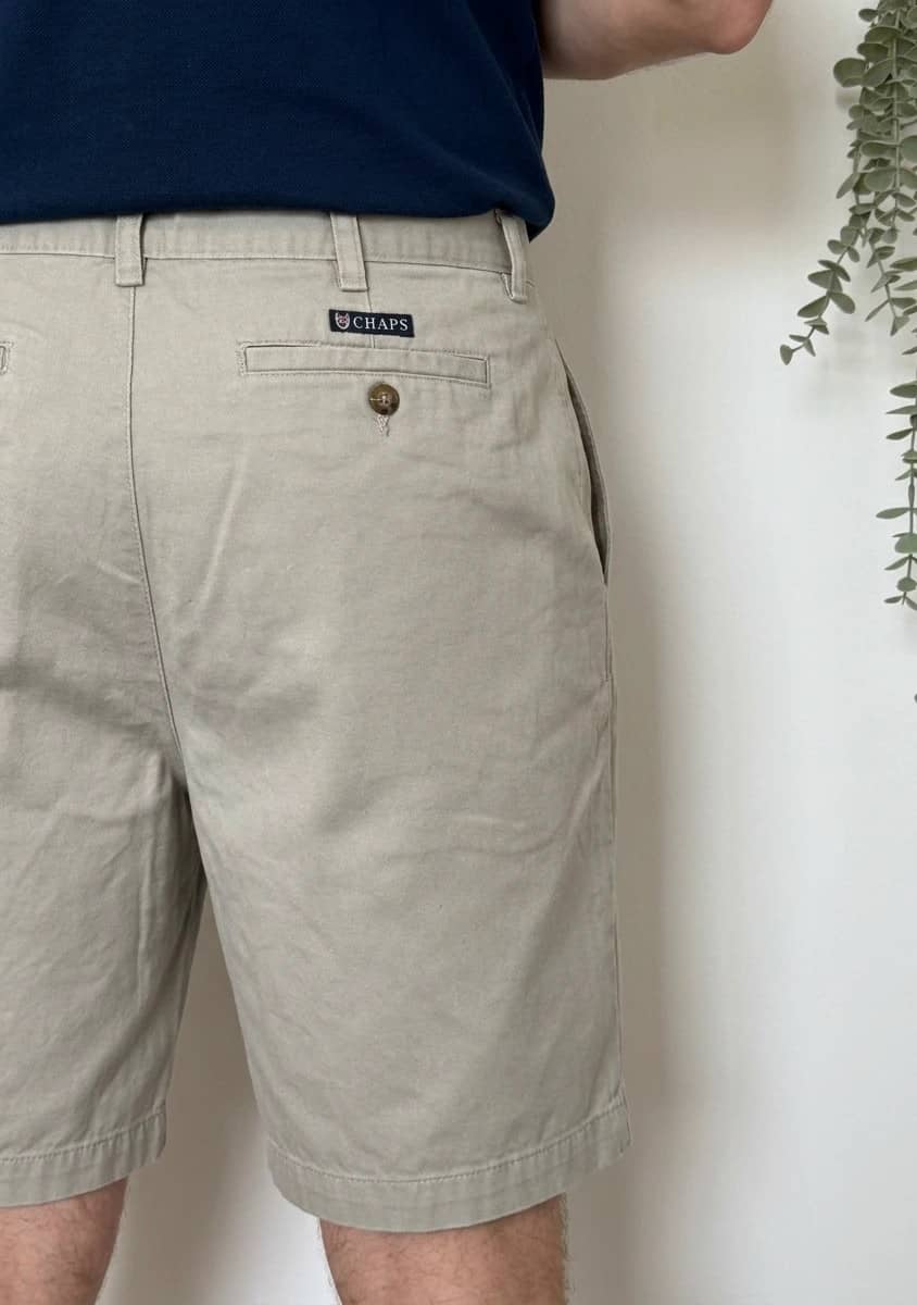 Short chino Chaps beige sable taille W36 - SK260662