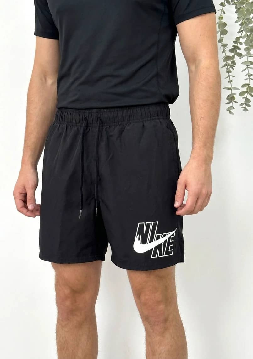 Short de bain Nike noir logo oversize taille S - BR260425