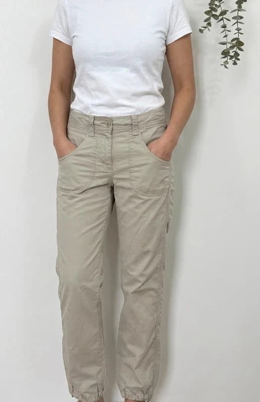 Pantalon outdoor léger Aigle beige sable randonné taille 38 - Photo 1/10
