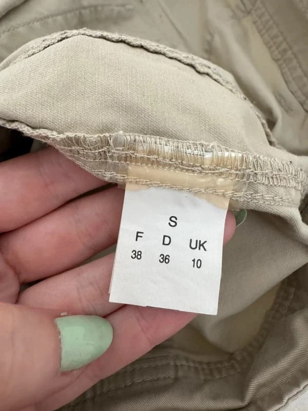 Pantalon outdoor léger Aigle beige sable randonné taille 38 - Photo 8/10
