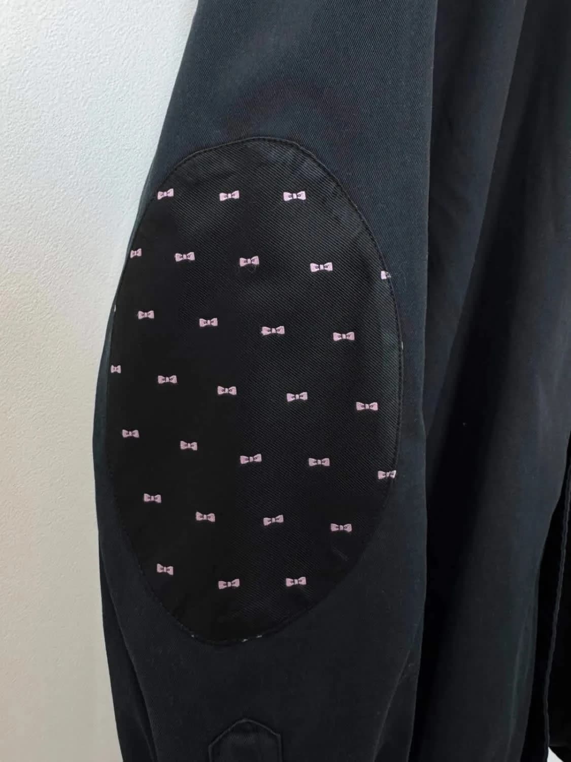 Chemise Eden Park French Flair noire patchs coudes noeuds et logo brodé taille XL - Photo 4/11