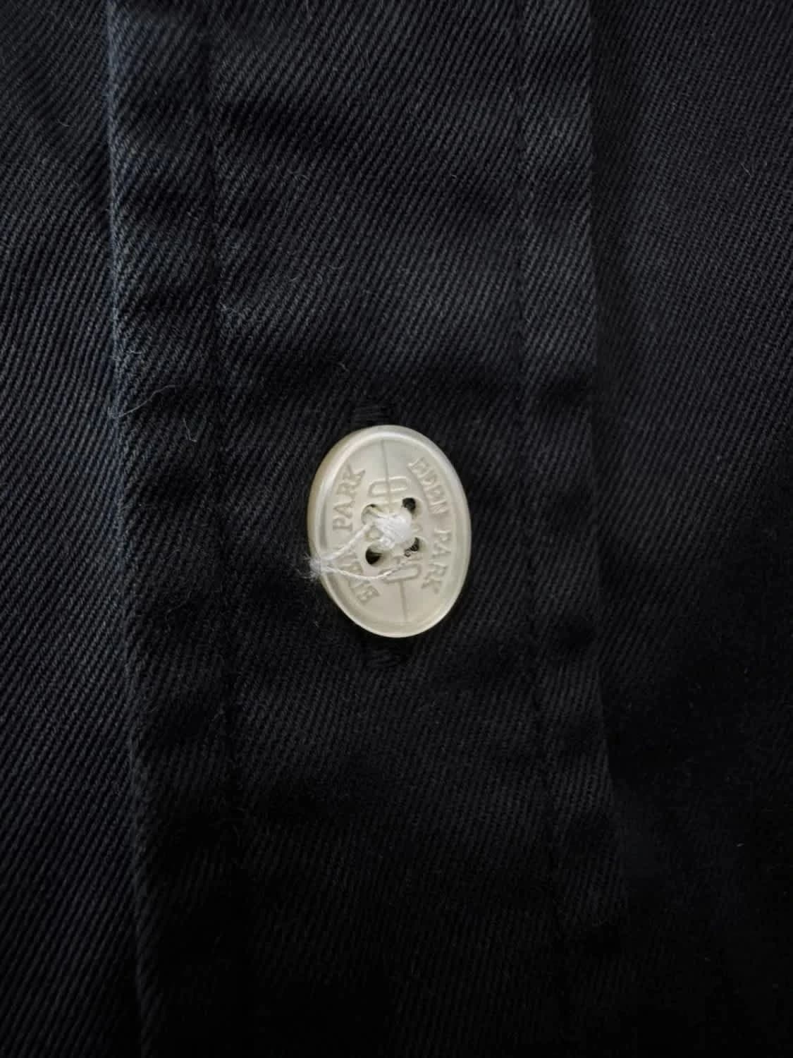Chemise Eden Park French Flair noire patchs coudes noeuds et logo brodé taille XL - Photo 5/11
