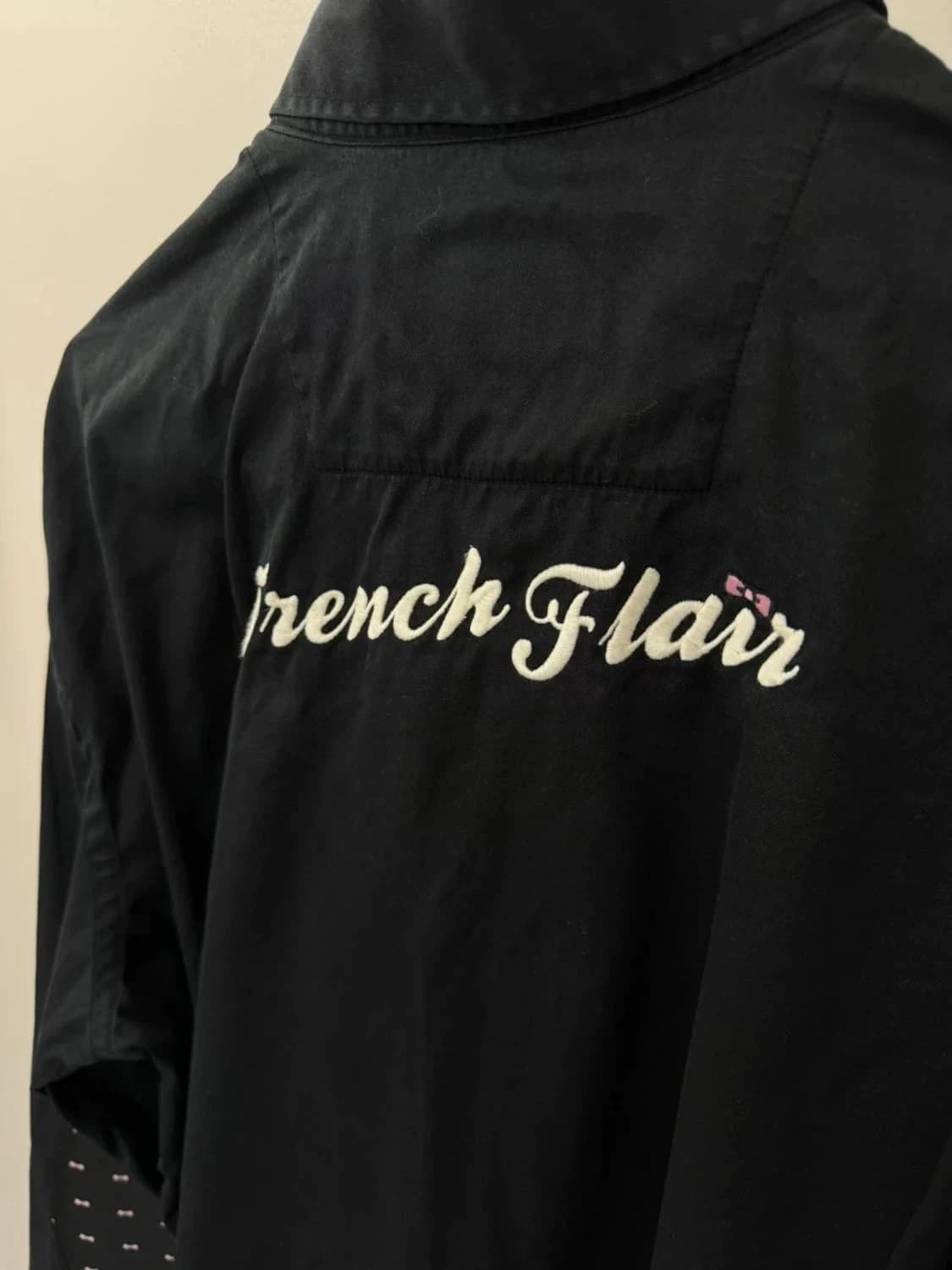 Chemise Eden Park French Flair noire patchs coudes noeuds et logo brodé taille XL - Photo 9/11