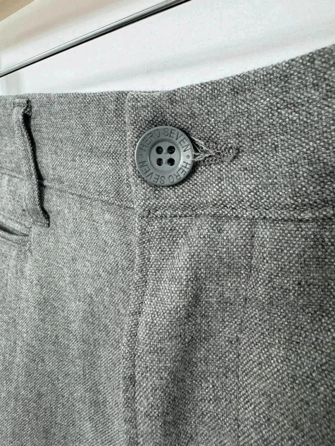 Grey chino trousers Hero Seven size 44 - Photo 8/9