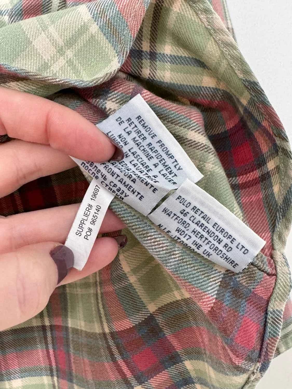 Kostkovaná košile Polo Ralph Lauren z bavlny, zelená, Custom Fit, velikost L - FP260136 – fotka 8/9
