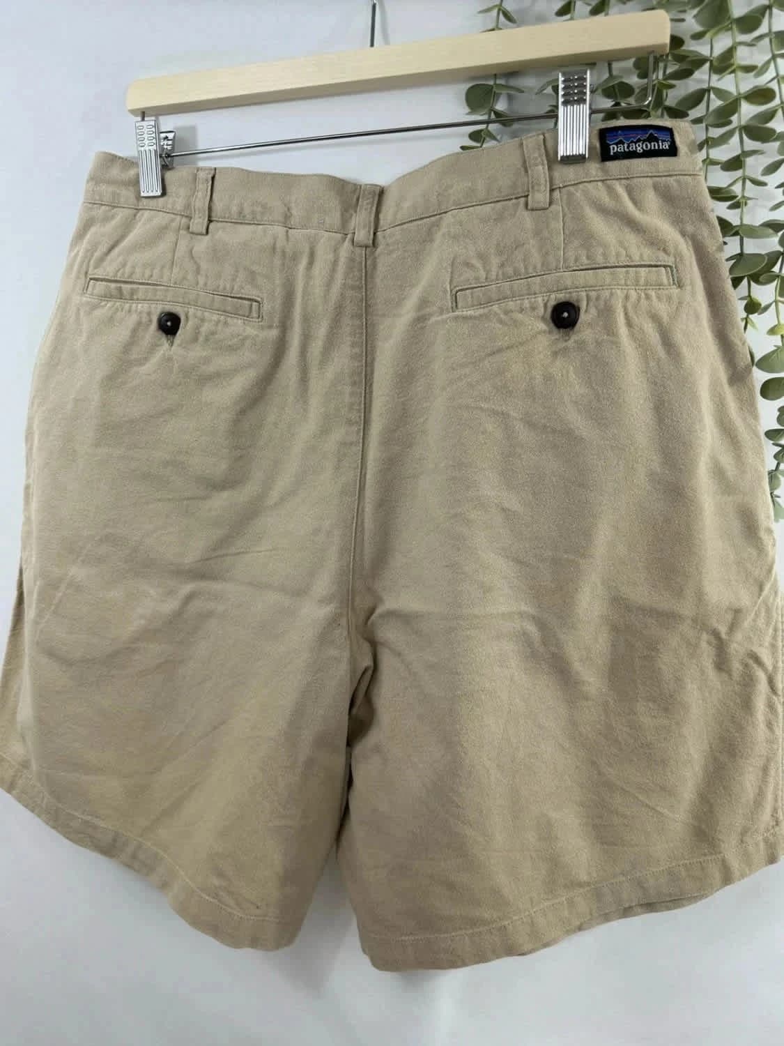 Patagonia 베이지 치노 쇼츠 100% 면 W36 - 사진 7/8