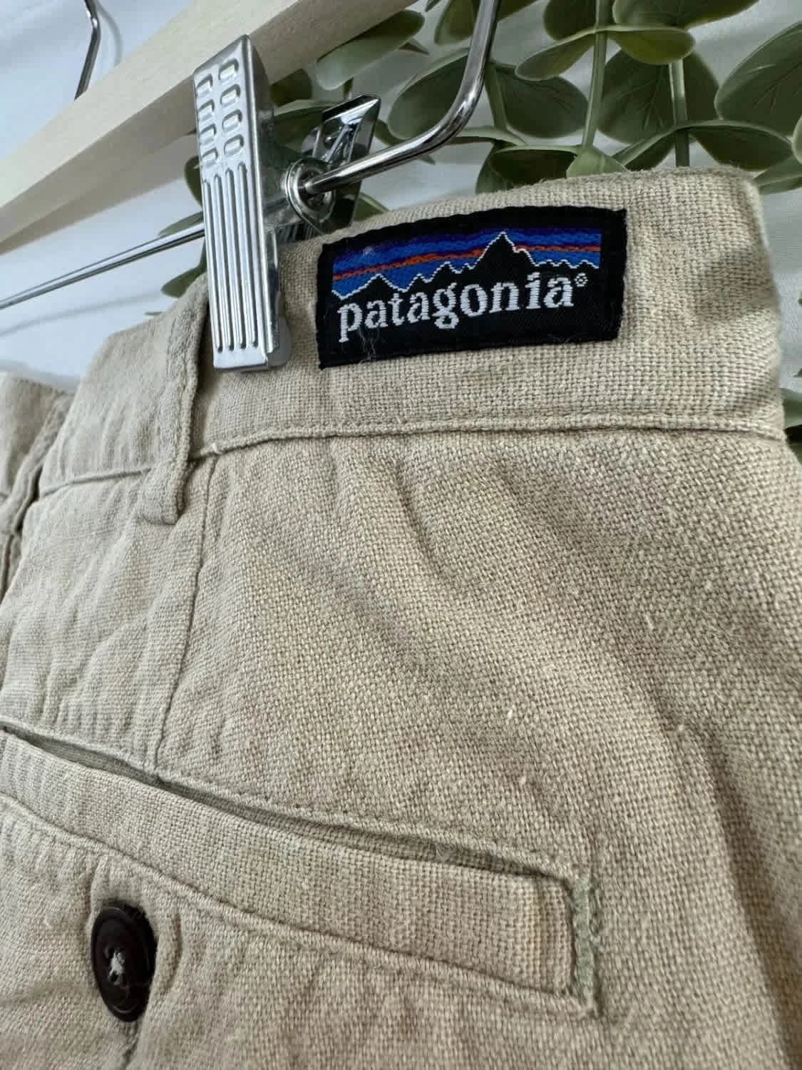 Patagonia 베이지 치노 쇼츠 100% 면 W36 - 사진 8/8