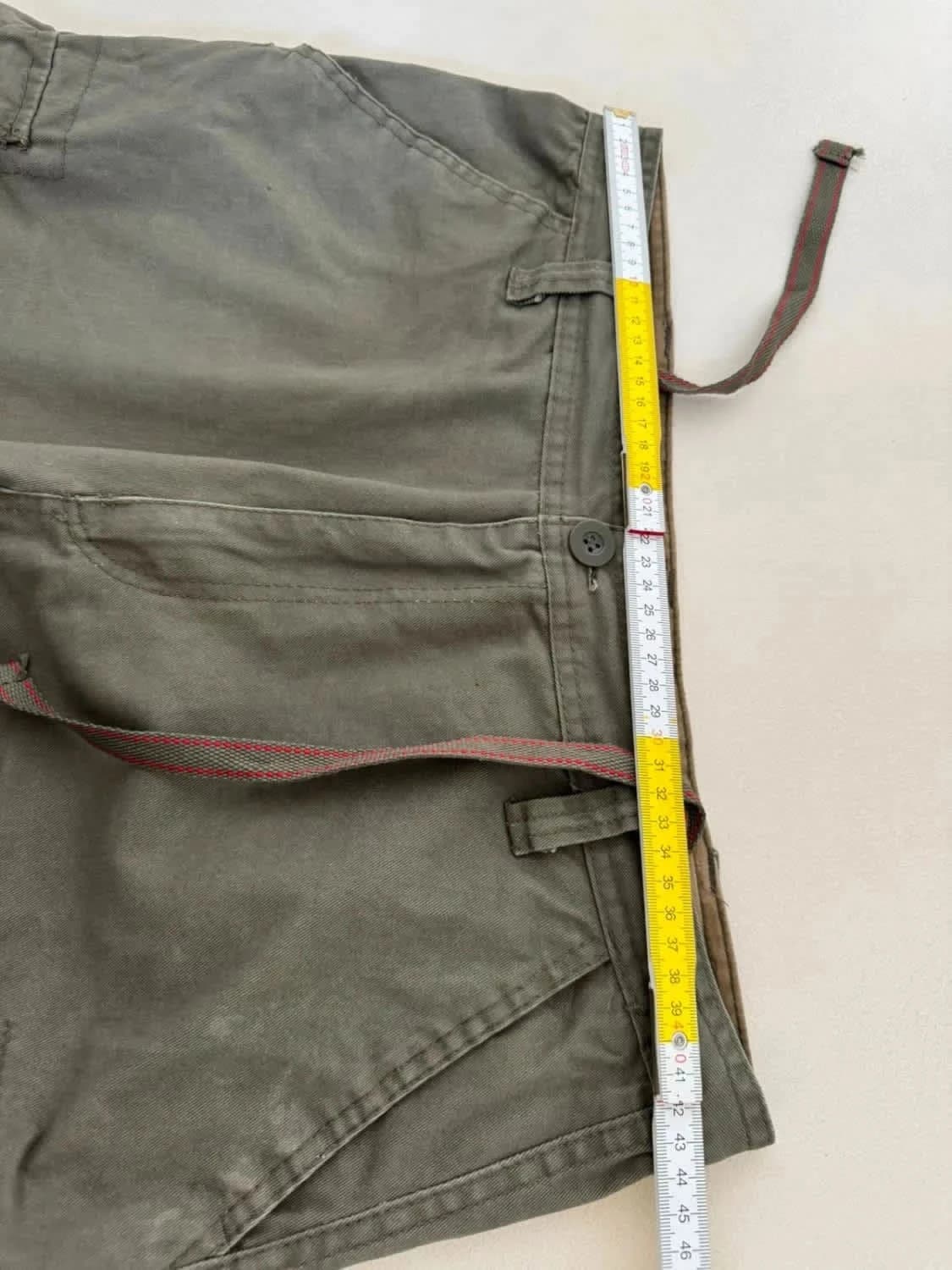 Khaki spalvos cargo šortai RW Rugged Wear, dydis W34 – nuotrauka 6/7