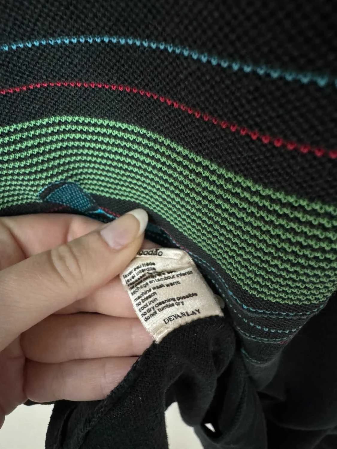 Lacoste Poloshirt aus Baumwolle, schwarz, Golf-Muster, Größe 5/S made in France - FP251265 - Foto 5/8