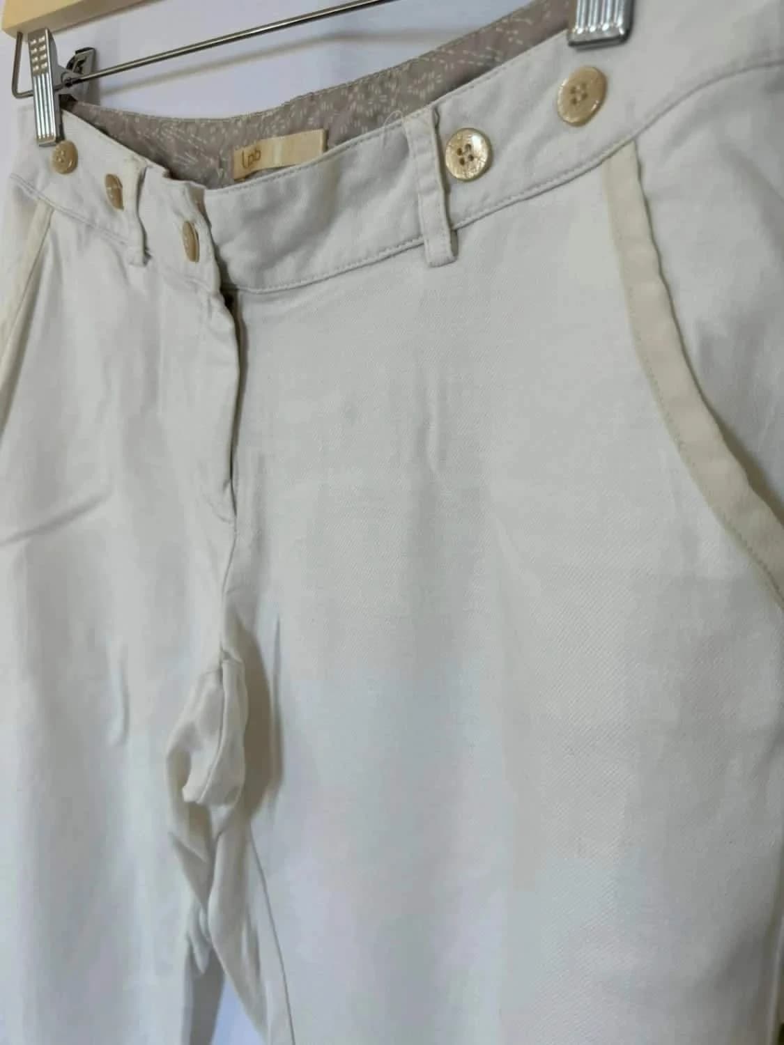Seluar putih linen LPB saiz 36 - Foto 3/7