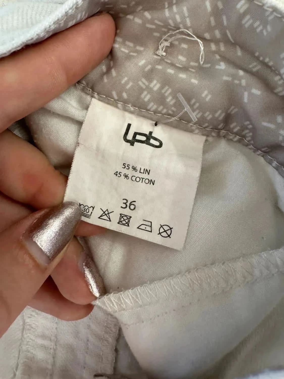 Seluar putih linen LPB saiz 36 - Foto 7/7